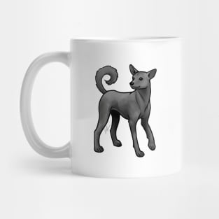 Dog - Indian Native Dog - Black Mug